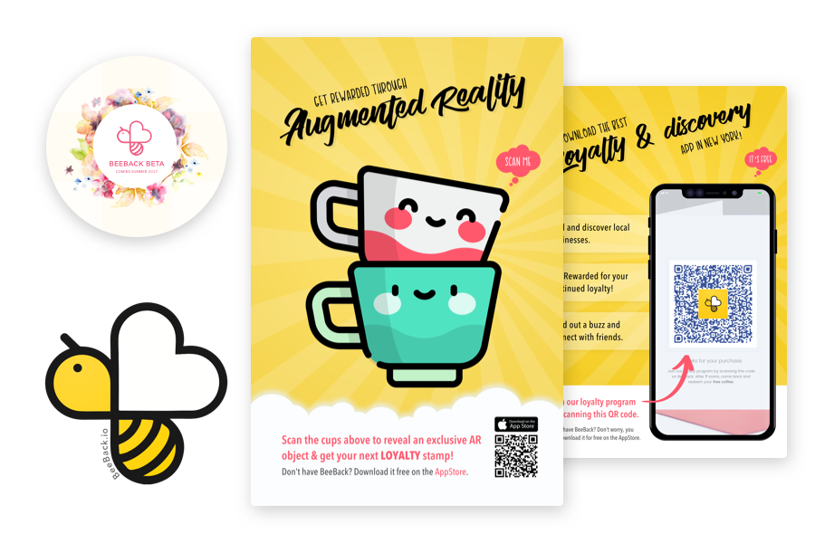 AR collectible objects and reward collection interface